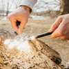 Surviveware Survival Fire Starter with Emergency Whistle, Paracord Handle, and