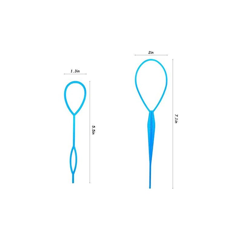 8PCS Quick Loop Tool for French Braids, Ponytails, and Long