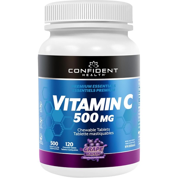 CONFIDENT HEALTH - Premium Essentials Vitamin C 500mg - Immune