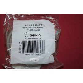 Belkin Lot of (10)BELKIN A3L791B07 Patch Cable Rj-45/M 7 Ft UTP Cat 5E Oracle 1639-K061