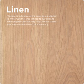 Rubio Monocoat Wood Stain & Finish 65 ft² - Linen | Oil Plus 2C | Quick-Dry, Eco-Friendly Linseed Wood Oil for Indoor Use, Includes Accelerator (Part B) | Protector | 130 ml