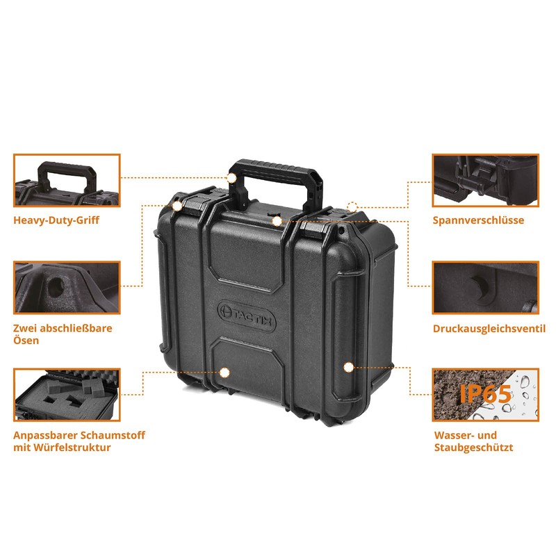 TACTIX Tough Case Tool Box Splash Guard Case Protection Class