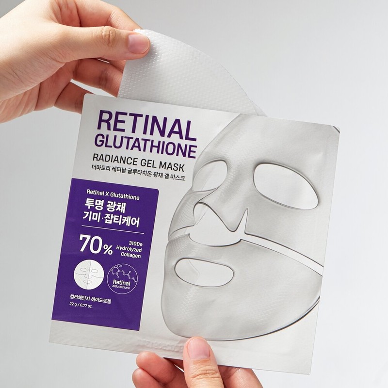 Dermatory Retinal Collagen / Glutathione Gel Mask Sheet 2 Types