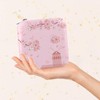 lakefvgk Cherry Blossom Travel Jewelry Organizer, Necklace Box with Mirror,
