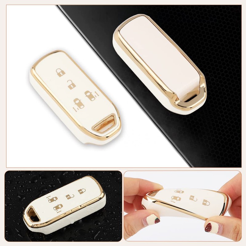 FUTWOD Honda Dedicated Key Case, New N-Box Key Holder, 4