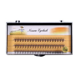 Cluster Lashes, Eyelash Extensions, Cluster Eyelashes Soft Fake Eyelashes 7 Sizes Natural False Lashes Extension 3d Deluxe Lashes Makeup Beauty Tool(11mm)