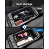 LANGBEAN 2PCS Center Console Organizer for Subaru Crosstrek 2024 2025