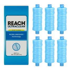 Reach 6-PACK REACH Ultraclean Dental Floss Refill, Shred-Resistan