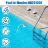Stainless Steel Pool Aerator Nozzle - Compatible with 3/4 inch
