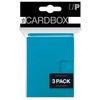 PRO 15+ Card Boxes (3) - Light Blue
