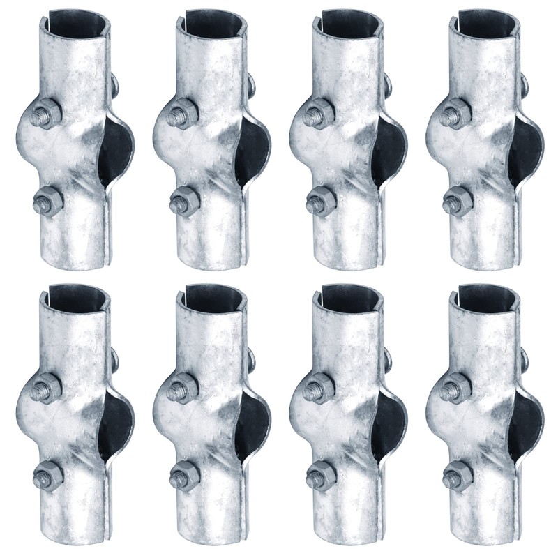 OTTFF 8 Pack 1-3/8" x 1-3/8" Line Rail Clamp for