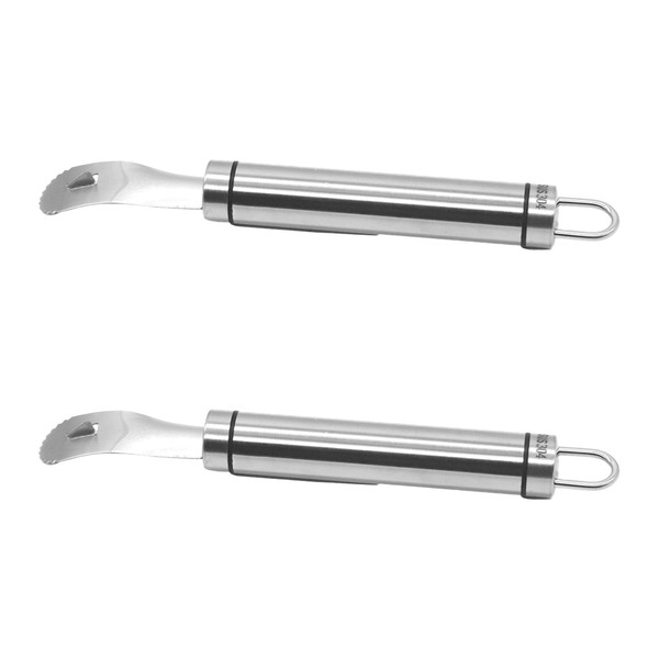 2PCS Stainless Steel Orange Peeler,Grapefruit Peeler,with Handle Orange Citrus Peeler