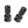 Wjelet Pack of 2 Socket Adapters, 1/4 Inch Hex Socket