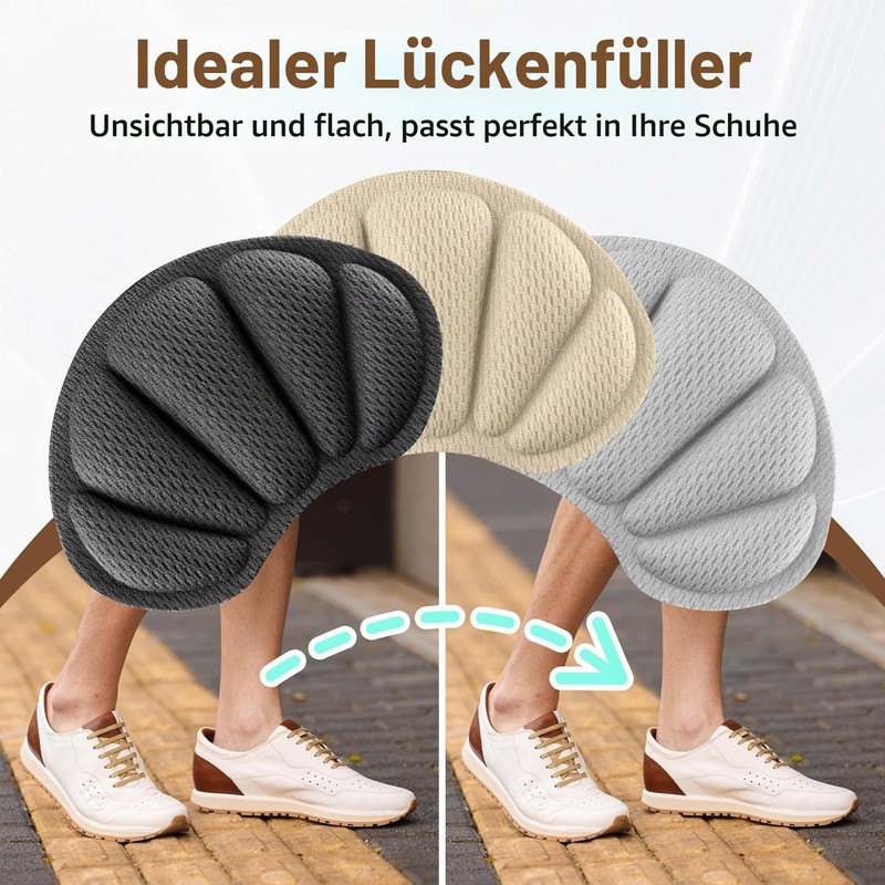 lulir Heel Pads Shoes 3 Pairs Heel Protection Heel Cushion