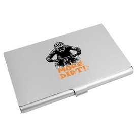 Azeeda 'More Dirt! Mountain Biker' Business Card Holder/Credit Card Wallet (CH00042355)