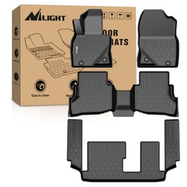 Nilight Floor Mats for Mazda CX-9 CX9 (7 Seat Only) 2016 2017 2018 2019 2020 2021 2022 2023 All Weather Custom Fit Heavy Duty Floor Liners