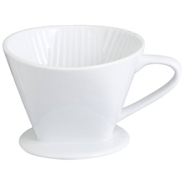 Fino Coffee Filter Cone, Number 4-Size, White