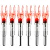 KEAUP 12 Pack X Lighted Nocks Universal Fit for Arrows