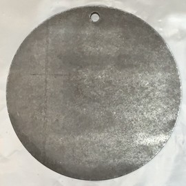 HMF Targets AR500 12" X 1/2" Gong Hanger Steel Shooting Target NRA Action Pistol Plate