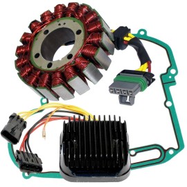 Caltric Stator Regulator Rectifier W/Gasket for Polaris Ranger 700 EFI 4X4 6X6 2008-2009