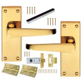 Carlisle Brass GK2002EB/INTB Contract Victorian Straight Latch Pack