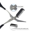 1 Piece Eyebrow Trimmer Eyebrow Scissors with Comb for Eyebrow