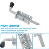 Aoserge 2 Pack 6 Inch Zinc Plated Solid Steel Spring