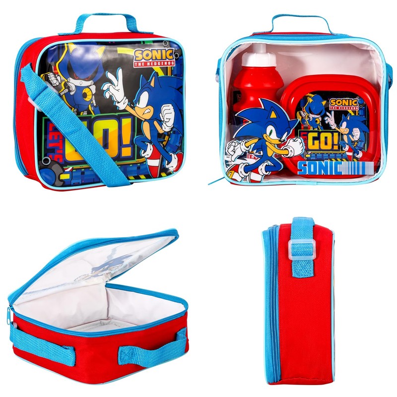 TDL Sonic Backpack & Sonic Lunch Box Set - Kids