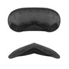 PorsMing Sleep Eye Mask Blindfold with Nose Pad and Elastic