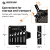 ironcube Brake Line Wrench Set: Metric 10-17mm - Ratcheting Open-end