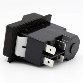 KEDU KJD16 4Pins Push Button Switch On Off Electromagnetic Switches with Waterproof Cover Electric Tool Switch with Undervoltage and Overload Protection AC 120V 16/12A