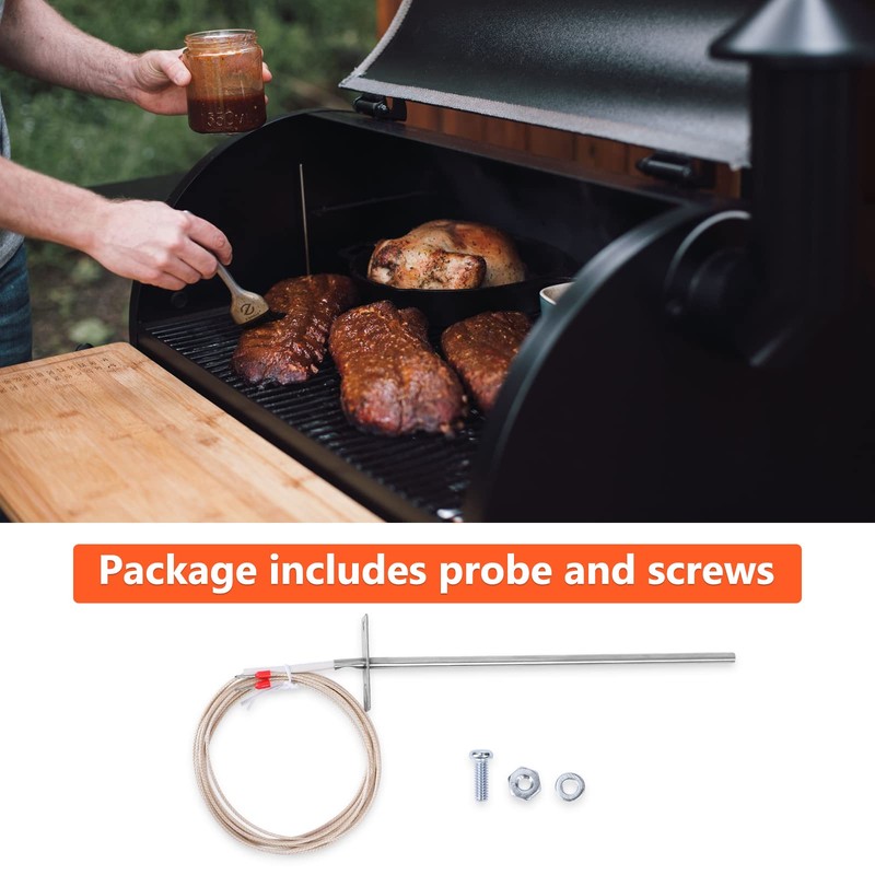 RTD Temperature Probe Sensor Grill Replacement Parts for Traeger Digital