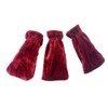 Wisecoco Piano Pedal Covers, 4Colors 3Pcs Pleuche Piano Pedal Protective