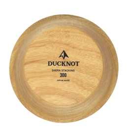 DUCKNOT Sherasta Wood Cup, Natural Wood, Stacking, Sierra Cup, Outdoor, Made in Japan, Natural
