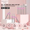 Makartt Nail Drill Bits:10Pcs Dimond Sanding Bit Sets for Nail
