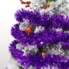 VEYLIN 10 Meters Purple Chunky Christmas Tinsel for Christmas Decorations