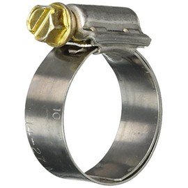 10 Pack Breeze 9210 Aero-Seal Liner Clamps with Plated Screw Effective Diameter Range: 9/16" - 1-1/16" (14mm - 27mm)