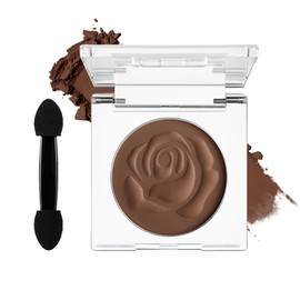DE'LANCI Brown Eyeshadow Matte, High Pigment Coffee Eyeshadow Single, Waterproof Velvet Natural Nude Warm Eye Shadow Pallet, Sombra de Ojos Day Night Naturel Brown Eyes Makeup Blendable Face Contour