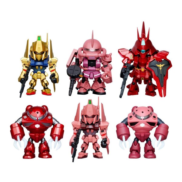 Bandai QMSV Mini Char's Custom Gundam Figure Blind Box Assortment