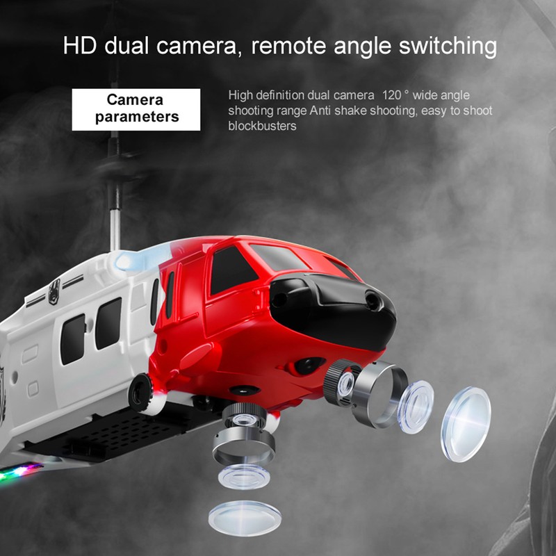 RC Helicopter Intelligent Obstacle Avoidance Gesture Sensing HD Dual Camera