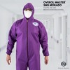 Overol Master | Overol Desechable de Colores (Morado, L)