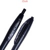 DIGNO Retractable Ballpoint Pens, BLACK, Fine Point (0.7mm), Pack of