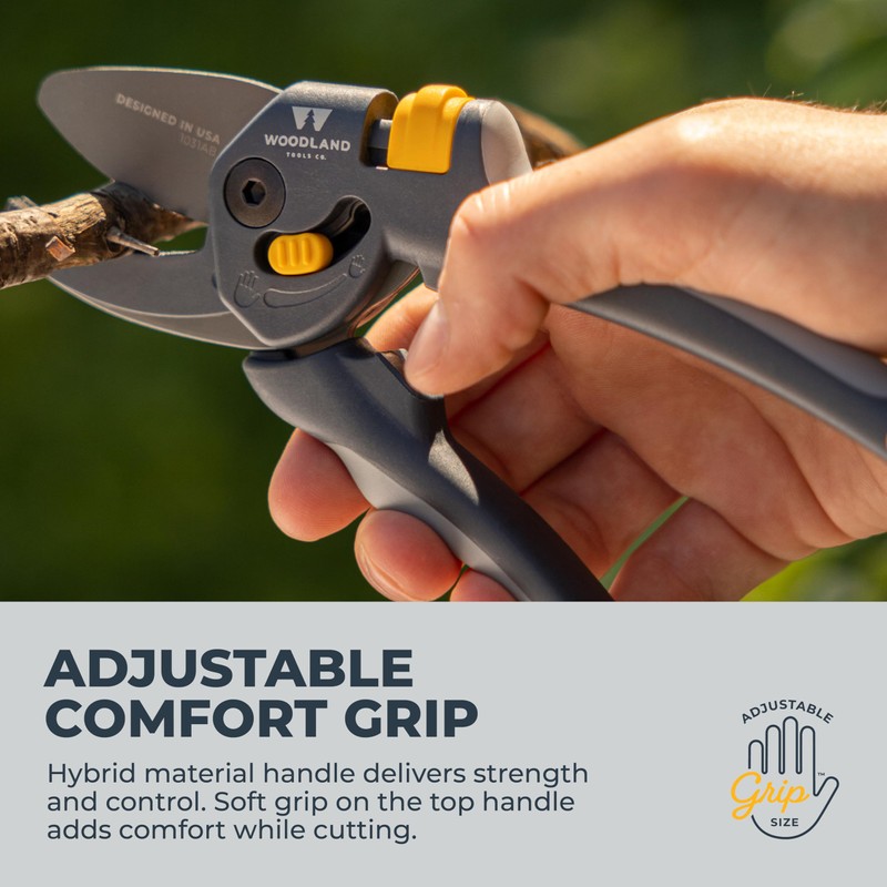 Woodland Tools Co. Heavy Duty Anvil Pruning Shears – 5/8"