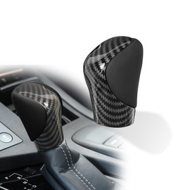 nuoozy Gear Shift Knob Compatible with Lexus ES300h ES350 GS200t GS300 GS350 GS450h GX460 IS250 IS300 IS350 IS500 NX300 NX300h RC300 RX350 Shifter Knob Handle Black Leather Carbon Fiber Pattern
