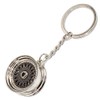 VmG-Store BBS Style Black / Chrome Rim Keyring - Solid