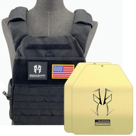 Weighted Vest Men 20lbs with weights : Curved Weight Vest Plates Pair Included - Weight Vest for Men Workout 20 Pounds with phone pocket. 20lb Weighted Vest for Men and Women with adjustable weights - Chaleco con peso para entrenar- Murph Weighted Vest, 