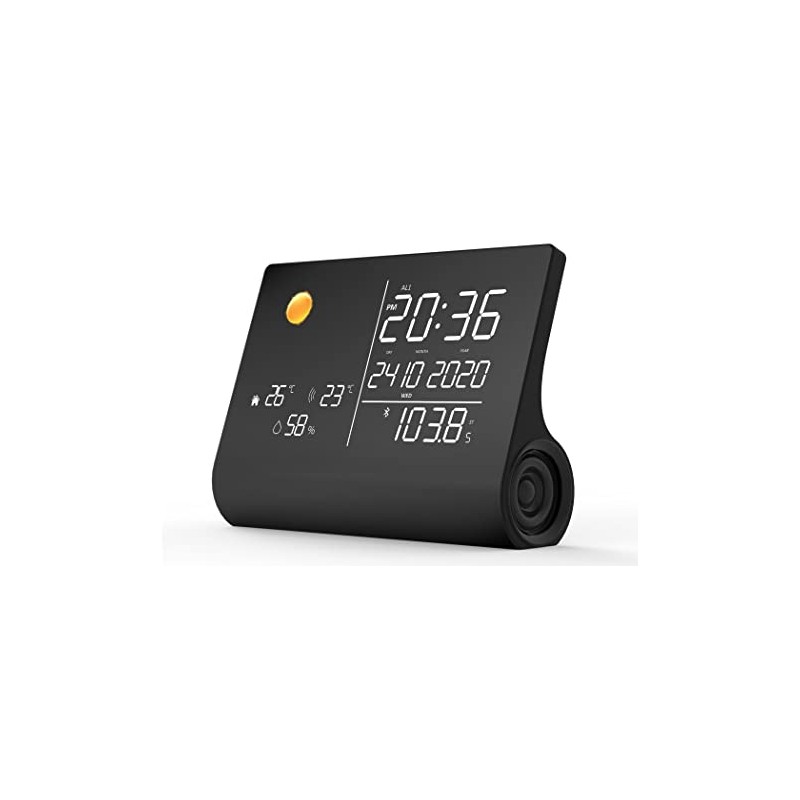 NASA - Weather Station and Bluetooth Speaker WSP1300 Black -