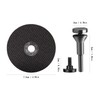 1/4 Stem Mounting Mandrel with 10pcs 3 inch Cut Off