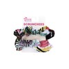 Hawaii Hangover Hair Tie Scrunchies in Sunset Neon Pastel 1