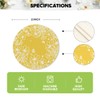 Artoid Mode Yellow Bloom Flowers Spring Round Placemats Set of